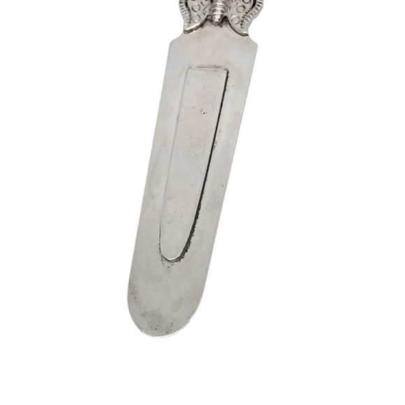Vintage William Manton England Sterling Silver Butterfly Bookmark #16818 - Picture 5 of 7